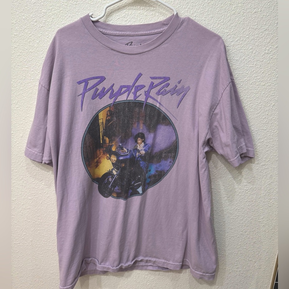 Brandy Melville Prince Oversized Purple Rain T-Shirt